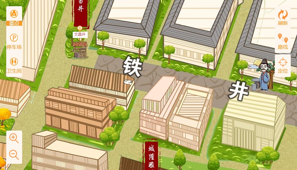 青县智慧景区：手绘地图与语音导览的完美融合